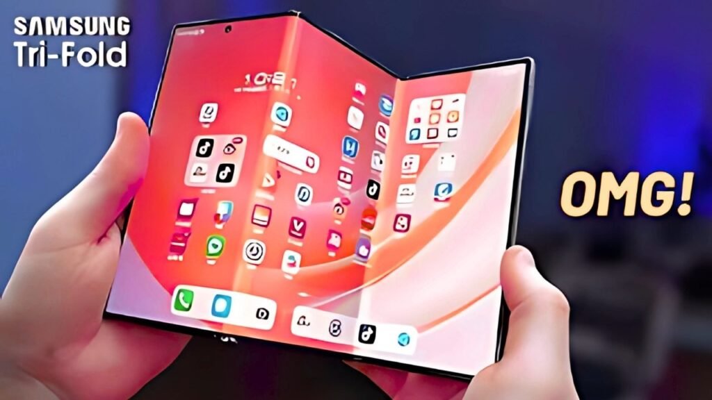 Samsung Galaxy Z TriFold 5G लॉन्च: 10 इंच 2K AMOLED, 200MP कैमरा और 6500mAh बैटरी के साथ